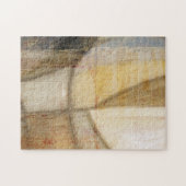 Ruwe getextureerde verf van aardtoon legpuzzel (Horizontaal)