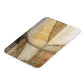 Ruwe getextureerde verf van aardtoon magneet (Linkerzijde)