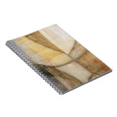 Ruwe getextureerde verf van aardtoon notitieboek (Rechterzijde)