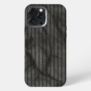Ruwe grijze strepen over abstracte tekening t iPhone 13 pro max hoesje