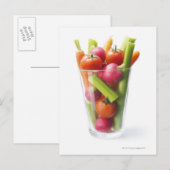 Ruwe groenteschudden briefkaart (Voorkant / Achterkant)