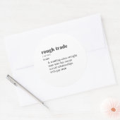 Ruwe handel ronde sticker (Envelop)