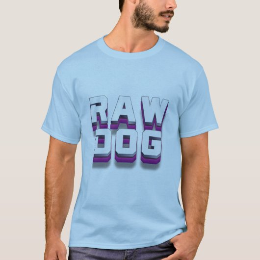 Ruwe hond t-shirt (Voorkant)