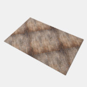 ruwe houten plank deurmat (Schuin)