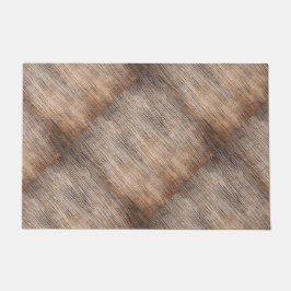 ruwe houten plank deurmat