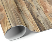 Ruwe houten planken inpakpapier roll (Rol Hoek)