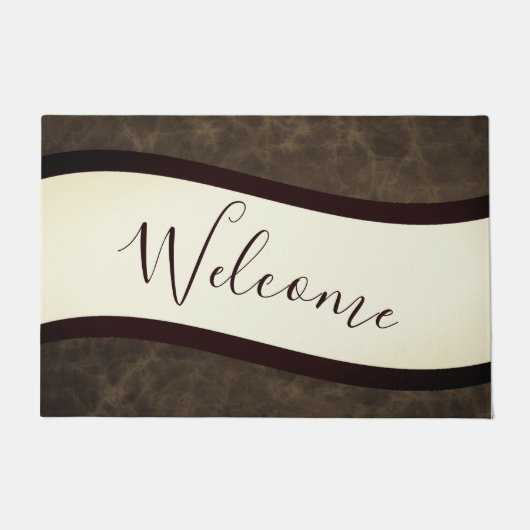 Ruwe huid look deurmat (Voorkant)