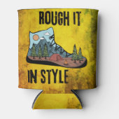 Ruwe in een stijlvolle Camping Life Blikjeskoeler (Voorkant)