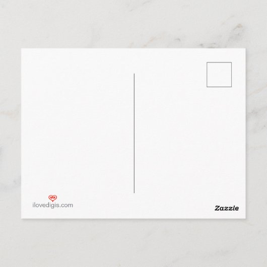 Ruwe Jute Rode Groene Karo Kerstmis Dank Je Briefkaart (Achterkant)