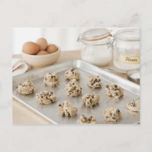 Ruwe koekjes op bakbakbak briefkaart