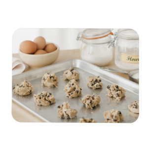 Ruwe koekjes op bakbakbak magneet