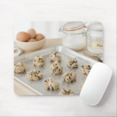 Ruwe koekjes op bakbakbak muismat (Met muis)