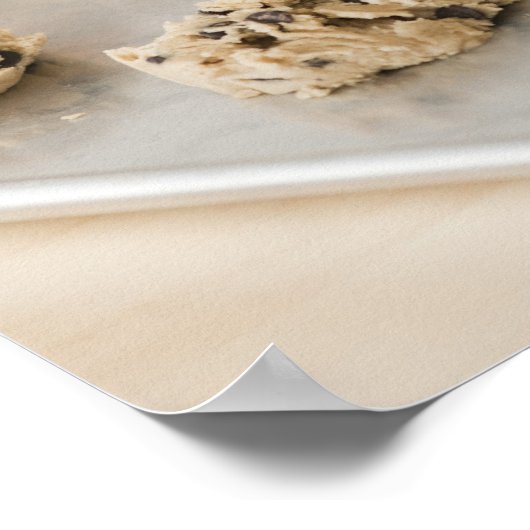 Ruwe koekjes op bakbakbak poster (Hoek)