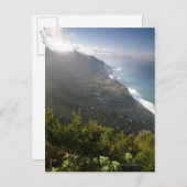 ruwe kustlijn van het atlantische eiland madeira briefkaart (Voorkant / Achterkant)