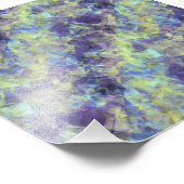 Ruwe lavendestructuur foto afdruk (Hoek)