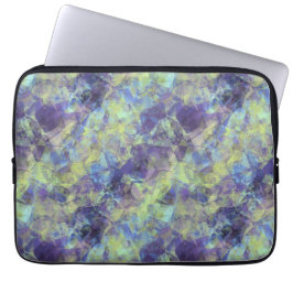 Ruwe lavendestructuur laptop sleeve