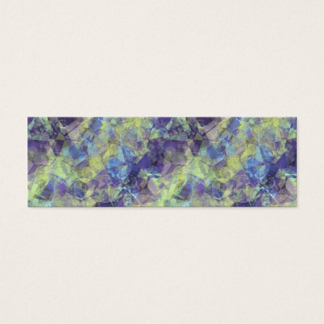 Ruwe lavendestructuur mini visitekaartjes (Voorkant)