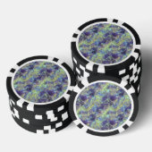 Ruwe lavendestructuur pokerchips (Opstapeling)