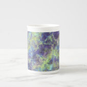 Ruwe lavendestructuur porselein kop (Voorkant)