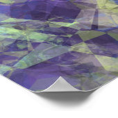 Ruwe lavendestructuur poster (Hoek)