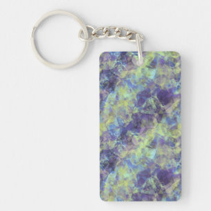 Ruwe lavendestructuur sleutelhanger