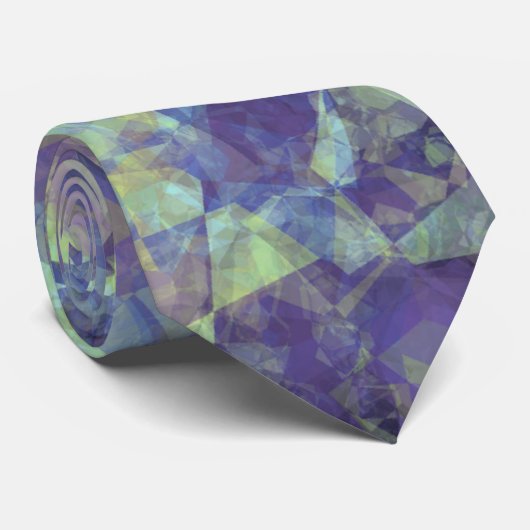 Ruwe lavendestructuur stropdas (Opgerold)