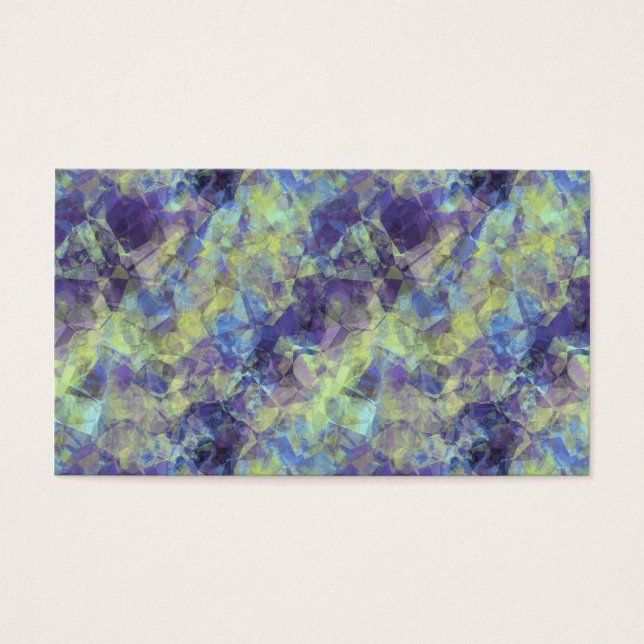 Ruwe lavendestructuur visitekaartjes (Voorkant)