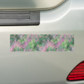 Ruwe lentegroontextuur bumpersticker (Op auto)