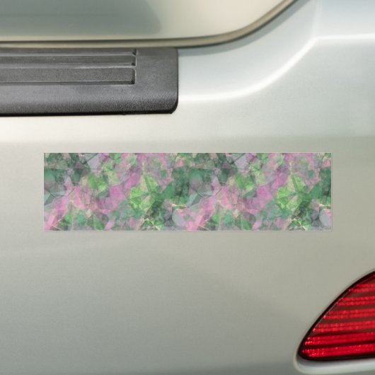 Ruwe lentegroontextuur bumpersticker (Op auto)