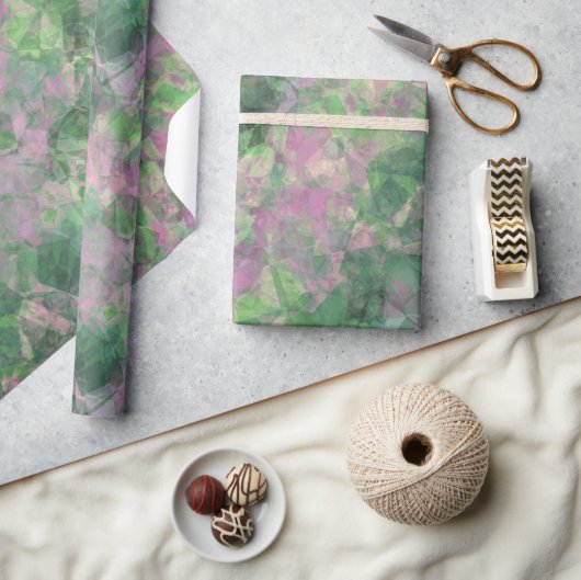 Ruwe lentegroontextuur cadeaupapier (Crafts)