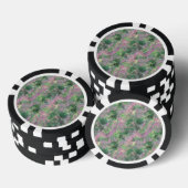 Ruwe lentegroontextuur pokerchips (Opstapeling)