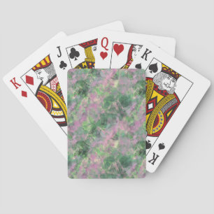 Ruwe lentegroontextuur pokerkaarten