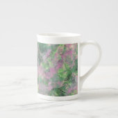 Ruwe lentegroontextuur porselein kop (Rechts)