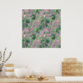 Ruwe lentegroontextuur poster (Keuken)