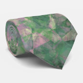 Ruwe lentegroontextuur stropdas (Opgerold)