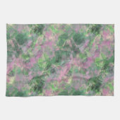 Ruwe lentegroontextuur theedoek (Horizontaal)