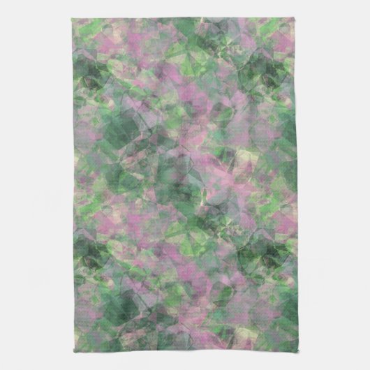 Ruwe lentegroontextuur theedoek (Verticaal)