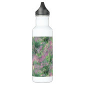 Ruwe lentegroontextuur waterfles  (Links)