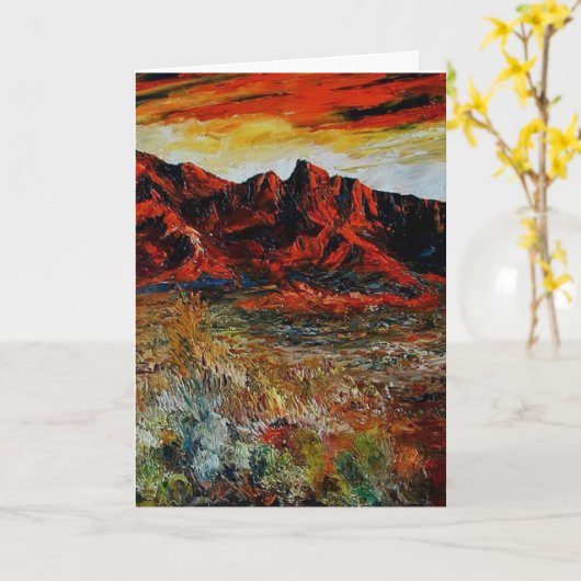 Ruwe Manieren Kaart (Gele Bloem)