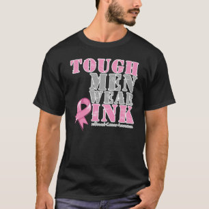 Ruwe Mannen Draag Roze T-shirt