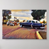 Ruwe motorfietsen met lage riemen poster (Voorkant)