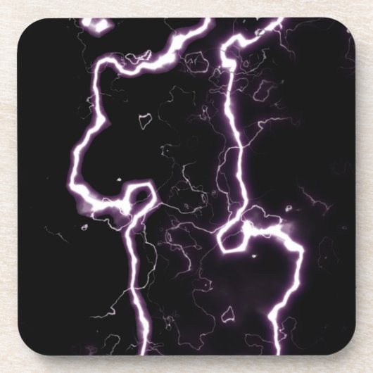 Ruwe, niet-getamed elektriciteit bier onderzetter (Voorkant)