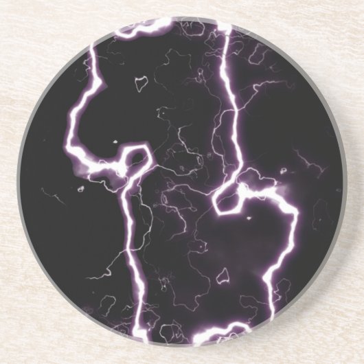 Ruwe, niet-getamed elektriciteit zandsteen onderzetter (Voorkant)