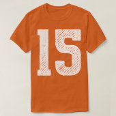 Ruwe Nummer 15 1 T-shirt (Design voorkant)