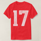 Ruwe Nummer 17 1 T-shirt (Design voorkant)