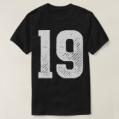 Ruwe Nummer 19 1 T-shirt (Design voorkant)