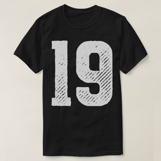 Ruwe Nummer 19 1 T-shirt (Design voorkant)