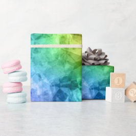 Ruwe pacock Blue textuur Cadeaupapier