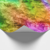 Ruwe pacock Blue textuur Cadeaupapier (Hoek)