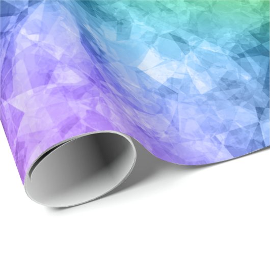 Ruwe pacock Blue textuur Cadeaupapier (Rol Hoek)